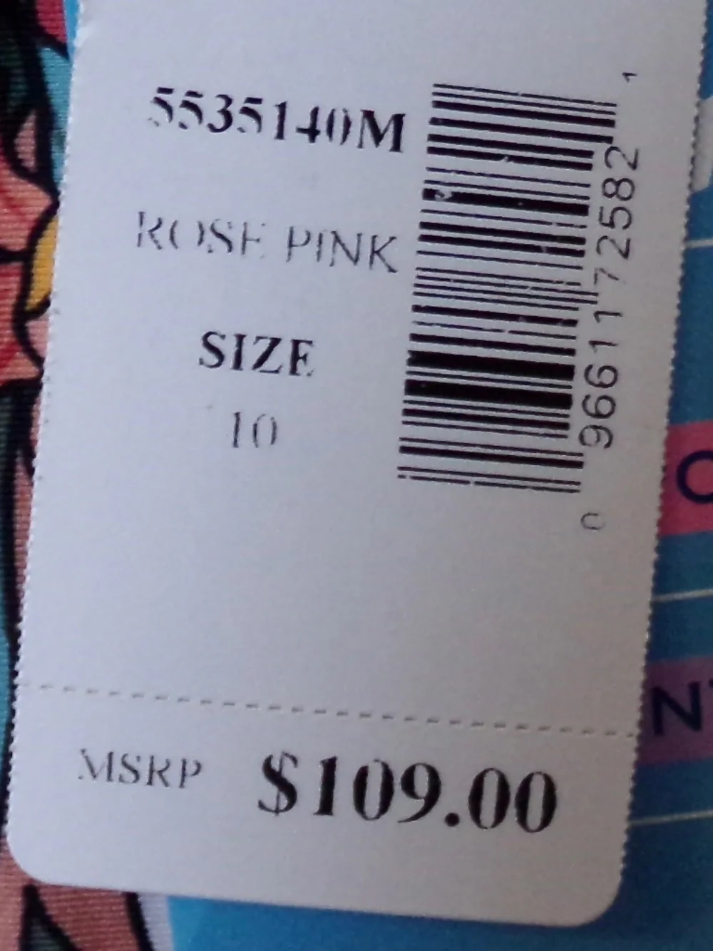 NWT Swim Solutions Rose Pink 1 Pc Swim Dress Bust,Tummy & Waist Support Size 10 - Picture 10 of 10